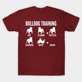 Bulldog Training English Bulldog Dog Tricks T-Shirt